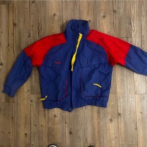 Columbia Windbreaker Jacket size medium .  Vintage 90s.50th anniversary edition